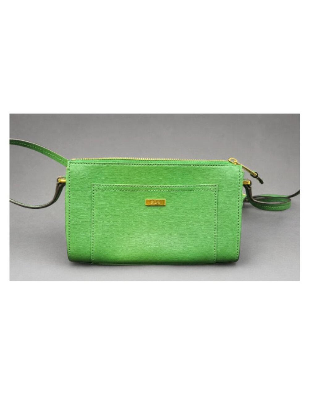 Ralph Lauren small bright green crossbody bag